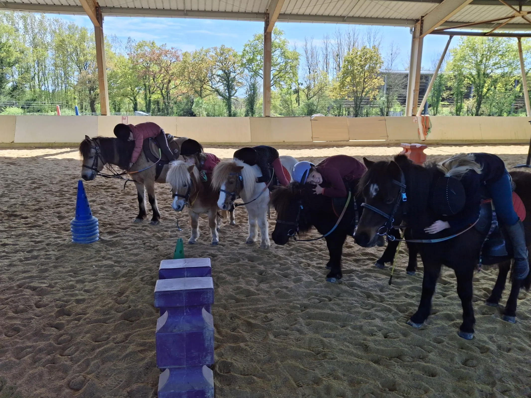 Cours d'équitation Vendée, manèges couverts, La Boissière-des-Landes