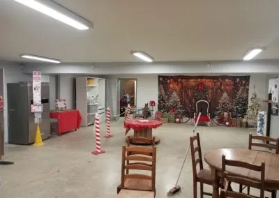 salle d'accueil des écuries de la Boissière